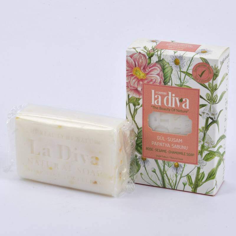 GÜL-SUSAM- PAPATYA SABUNU 100 G - 2