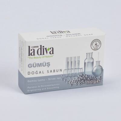 LaDiva - 100 G MEDİKAL SERİ - GÜMÜŞ SABUN