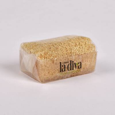 LaDiva - PİRİNÇ ÖZLÜ KABAK LİFLİ SABUN 130 G