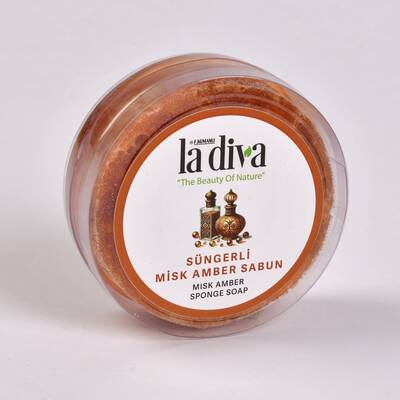 LaDiva - SÜNGERLİ MİSK AMBER SABUN 175 G